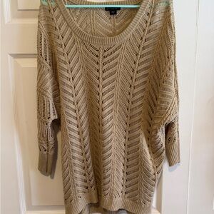 Metaphor Women's Beige Knit Sweater
